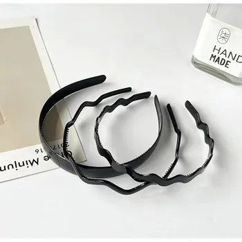 Čelenka Lesklá černá pánská čelenka do vlasů | doplněk do vlasů - 17 3ks