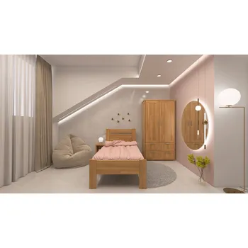 Postel HP-Nábytek Jednolůžko Tina BUK ROZMĚR: 90 x 200 cm