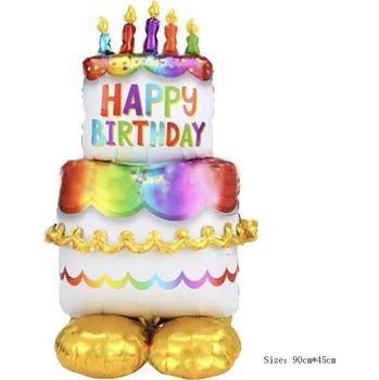 Party dekorace 3D balón dekorace pro děti | narozeninová dekorace, fóliový balón - 3