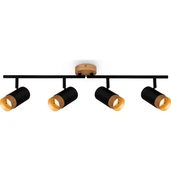 BRILONER Spot, 76 cm, 4x GU10, max. 9W, černá - BRILONER BRI 2144045