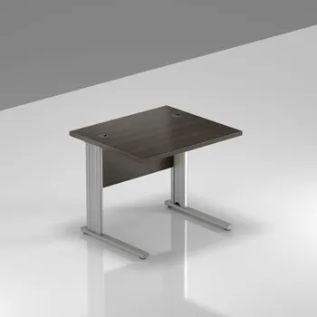 Psací stůl NABYTEK-DESIGNOVY.CZ BPR08 07 - Kancelářský stůl Komfort, kovová podnož, 80x70x76cm