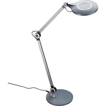 Lampička BRILONER CCT LED stolní lampa na psací stůl, pr. 20 cm, 9 W, antracit - BRILO BRILO 7027-015