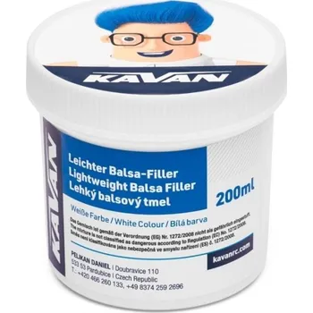 Tmel Kavan KAVAN lehký balsový tmel 200ml - bílý(DE nálepka)