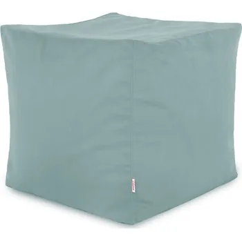 Taburet Plyšová taburetka mátová