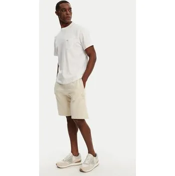 Dámské kraťasy Guess Sportovní kraťasy M5GD10 KCN01 Écru Regular Fit XXL