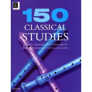 150 Classical Studies (noty na zobcovou flétnu)