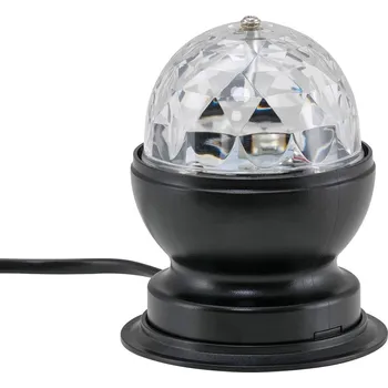 Lampička BRILONER RGB LED stolní lampa, pr. 8,8 cm, 3 W, černá - BRILO BRILO 7347-015