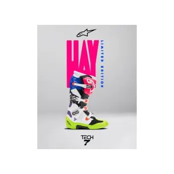 Moto obuv Mx Boty Alpinestars Tech 7 Limited Edition Hay Boot Multicolor, Velikost EU 44,5 / US 10