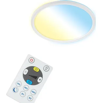 BRILONER CCT svítidlo LED panel, pr. 29,3 cm, 18 W, 2400 lm, bílé - BRILO BRILO 7058-016