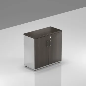 Knihovna NABYTEK-DESIGNOVY.CZ SB282 07 - Kancelářský regál Komfort, 80x38,5x76 cm, dveře 2/2