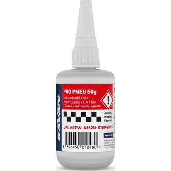 Průmyslové lepidlo Kavan KAVAN PRO PNEU řídké vteřinové lepidlo 50g