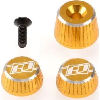 RC vybavení Revolution Design M17 hliníkové kolečka potenciometrů (zlaté)