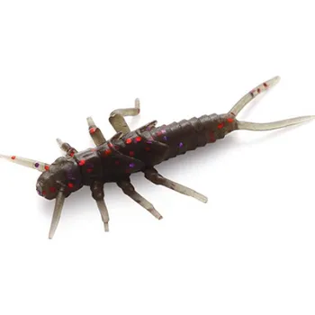 Umělá nástraha Gumová nástraha FishUp Stonefly 0,75" 2,1cm #050 Green Pumpkin Brown/Red & Purple (12ks)