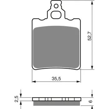 Auto-moto Brzdové destičky GOLDFREN 096 S3
