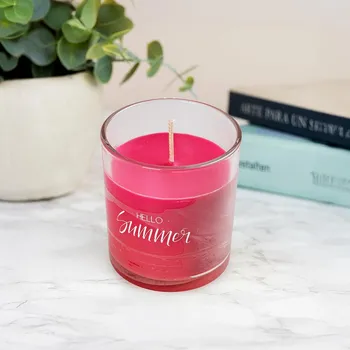 Svíčka Weltbild Svíčka Hello Summer, růžová 493476