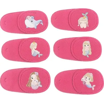 Karnevalová maska 6 ks klapka na oko pro děti s tupozrakostí | oční klapka, dětská maska - Jak ukazuje obrázek-10