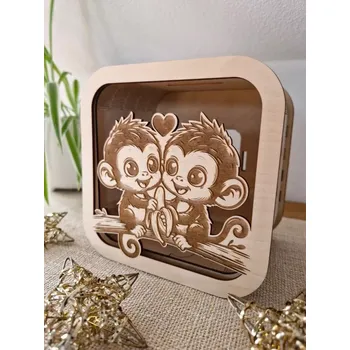 Pokladnička Pokladnička Dvě opičky