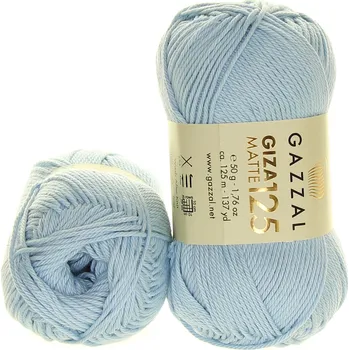 Příze Gazzal Giza Matte 125 5574 světle modrá