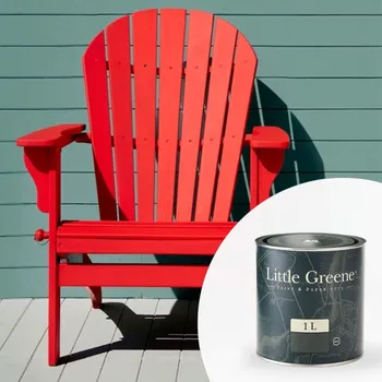 Olej na dřevo Little Greene Barva na zahradní nábytek - Matná - 1L - Intelligent Exterior Eggshell Vyberte odstín:: Light Buff (45)