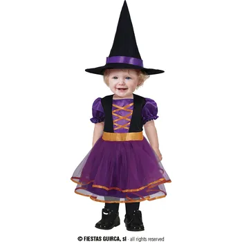 Karnevalový kostým Guirca Fialová čarodějnice dětský kostým Velikost: 2 - 3 roky
