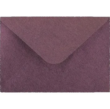 Obálka Obálka C6 11,2x15,8 cm metalická s ražbou, fialová [A]