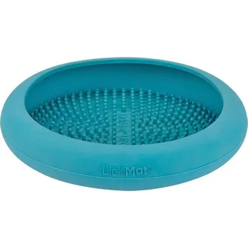 Obleček pro psa United Pets Lízací podložka pro psy LickiMat UFO modrá