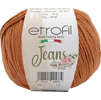 Příze Etrofil Jeans Rezavá 060 (Příze Jeans Rezavá 060)