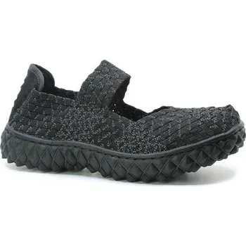 Dámské baleríny ROCK SPRING Over spider black, dámská obuv vel.42 (gumičková obuv)