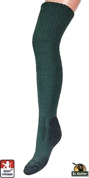 Dámské ponožky Nadkolenky Dr.Hunter Winter ULTRA Lange, zimní THERMO 48-49 Zelené