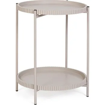 Konferenční stolek BIZZOTTO Konferenční stolek HERDYS béžový ø42 cm