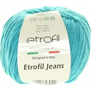 Příze Etrofil Jeans Tyrkys 053 (Příze Jeans Tyrkys 053)