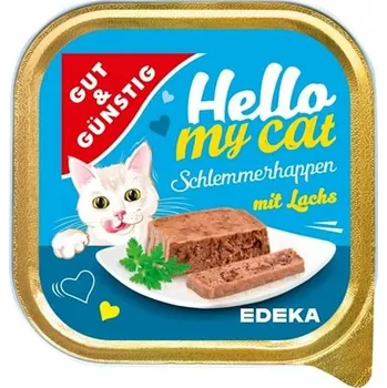 Krmivo pro kočku Edeka mokré krmivo s lososem 0,1 kg