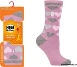 HEAT HOLDERS LITE MEDIUM ponožky PARIS MAUVE srdce 37-41 Mix barev