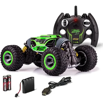 RC model auta CARSON MODEL SPORT RC auto MAGIC MACHINE, oboustranný STUNT model, 1:10, 4WD, 2.4 GHz, 100% RTR, zelená (500404202)