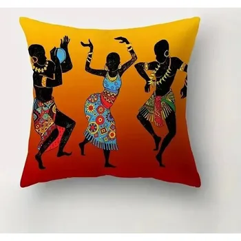 Povlak na polštářek Africký dekorativní povlak na polštář | venkovní polštář, etnický povlak - Afrika-B