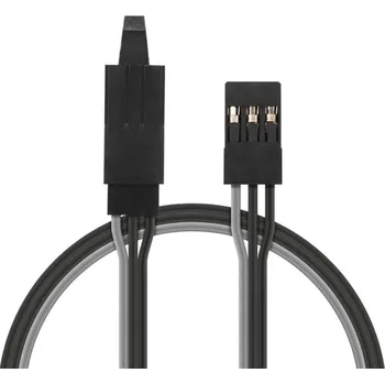 RC model Kavan Prodlužovací kabel Černý 90cm JR s Pojistkou