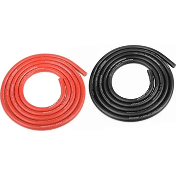 RC vybavení TEAM CORALLY Silikonový kabel 4,5qmm, 12AWG, 2x1metr, černý a červený