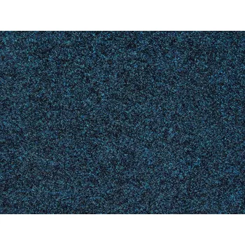 Koberec Real New Orleans 507 GEL modrý Šíře role: 4 m Vzorek zdarma
