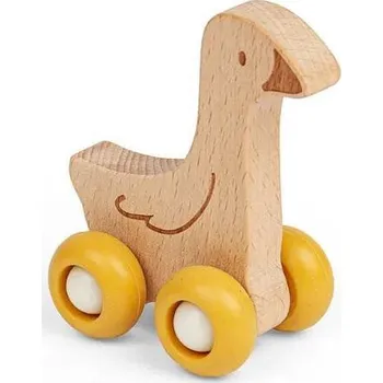 Bigjigs Toys Domácí zvířátko na kolečkách Husa
