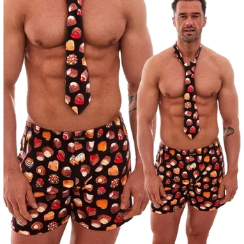 Pánské oblečení Spodní Prádlo Boxerky Cornette Hnědé Velikost M