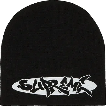 Čepice Supreme New World Order Beanie Black Velikost: ONE SIZE