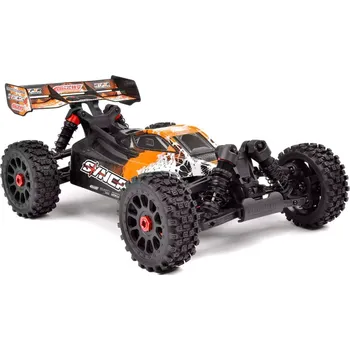 RC model auta TEAM CORALLY SYNCRO-4 - BUGGY 4WD 3-4S - RTR - oranžová