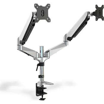 Monitor Digitus DA-90353 Držák/stojan na monitor 68,6 cm (27") Svorka Černá, Stříbrná