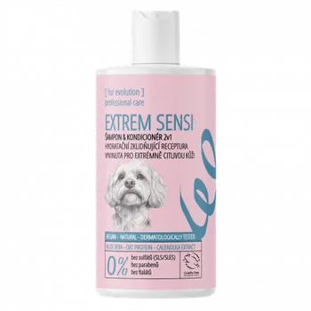 Kosmetika pro psa Soaphoria extrem sensi hydratační šampon a kondicionér 2v1 na suchou, mastnou a extrémně citlivou srst a kůži 300ml