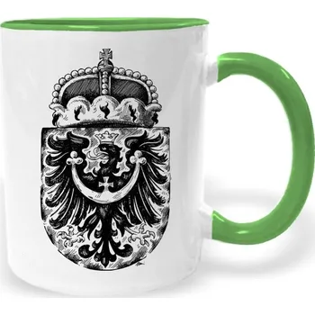 Hrnek - Koruna Česká - Slezsko Barva: Zelená