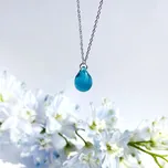 Šperk z pravého českého skla - Náhrdelník Elfí víla