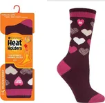 HEAT HOLDERS Ponožky LITE MEDIUM srdce dámské 37-41 Vínová