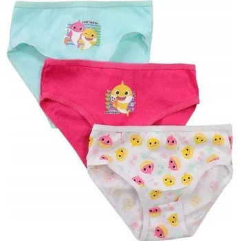 Dívčí oblečení SADA 3 KS KALHOTKY BABY SHARK Em 010 Velikost: 110