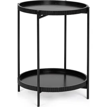 Konferenční stolek BIZZOTTO Konferenční stolek HERDYS černý ø42 cm