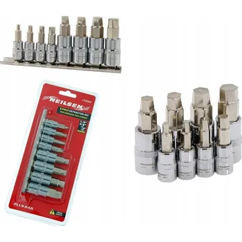 Bit SADA BITŮ PRO ODSTRANĚNÍ STRŽENÝCH ŠROUBŮ A IMBUSŮ HEX 3-10mm